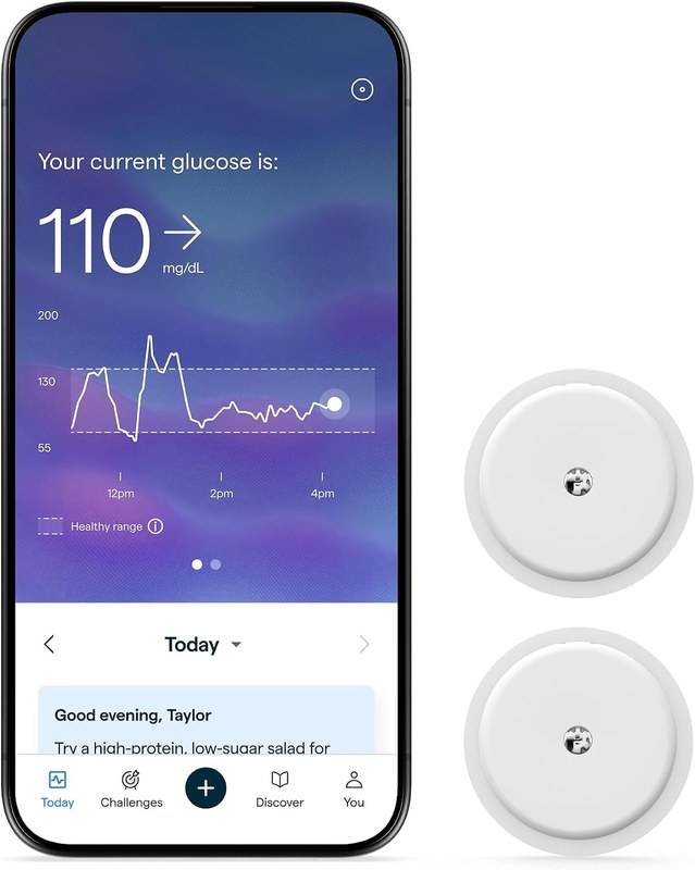 Lingo Continuous Glucose Monitor (CGM) 2-Pack by Abbott