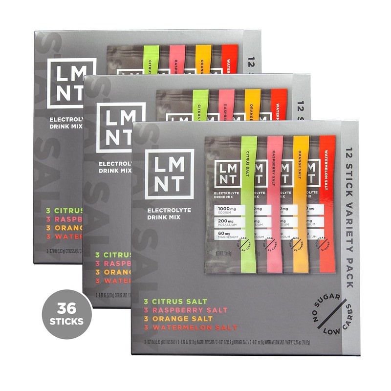 LMNT Zero Sugar Electrolytes Variety Pack, 36 Count